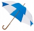 LA-18 De Luxe - deštník holový automatický větruodolný - sv. modrá, bílá