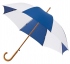 LA-18 De Luxe - deštník holový automatický větruodolný - tm. modrá, bílá