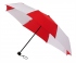 LGF-210 - deštník skládací manuální větruodolný - červená, bílá