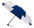 LGF-210 - deštník skládací manuální větruodolný - tm. modrá, bílá