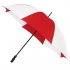 GP-4 - golfový deštník, manuální, větruodolný - červená, bílá