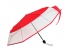 LF-140 - deštník skládací, manuální, větruodolný - červená